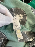 シュプリーム SUPREME ×UNDER COVER ×PUBLIC ENEMY 18SS RAYON SHIRT コラボ アンカバ レーヨンシャツ 緑 半袖シャツ マルチカラー Mサイズ 101MT-5047