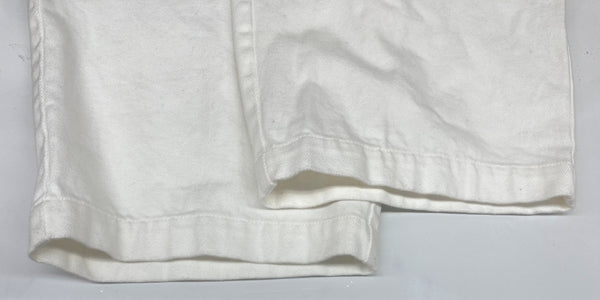 クレドナ CREDONA テーパードパンツ WIDE LEG PANTS ワイドレグパンツ フルレングス ミッドウエスト COTTON コットン 綿 カジュアル WHITE 白 SIZE0 1424620041-0 ボトムスその他 ホワイト 104LB-37