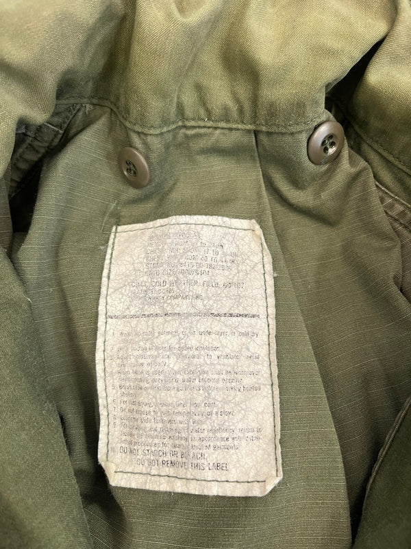 ミリタリー military Vintage ヴィンテージ 80s US ARMY 3rd M65 M-65 フィールドジャケット ジャケット カーキ 101MT-4875