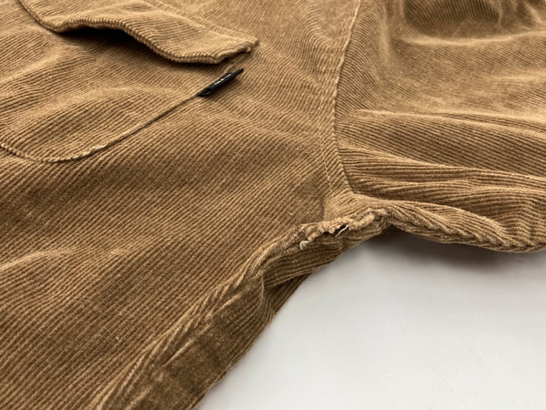 ステューシー STUSSY OLD オールド クラウンタグ 白タグ USA製 コーデュロイ ジャケット 茶 ジャケット ワンポイント ブラウン Lサイズ 104MT-2011