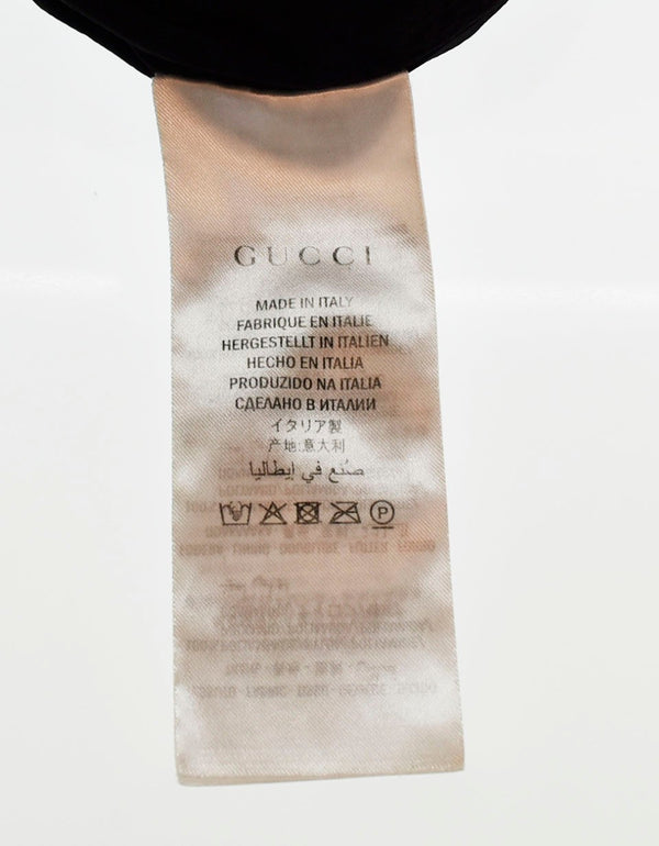 グッチ GUCCI 19AW 545556 パンサー刺繍 ウェブインターシャ オーバーサイズ ナイロンジャケット 545556-XJAC4 ジャケット 刺繍 ブラック 103MT-509