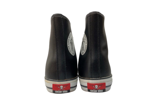 クリームソーダ CREAM SODA ROCK'N'ROLL STAR-HI ロックンロール スター ハイ ドクロ シューズ 黒 CS-H6960 メンズ靴 スニーカー ブラック 27cm 104S-965