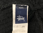 ステューシー STUSSY 00s Beanie ビーニー WORLDWIDE RESPECT オールド ニット帽 帽子 黒 帽子 メンズ帽子 ニット帽 ロゴ ブラック Lサイズ 104H-57