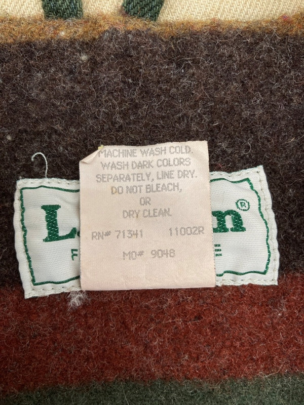 エルエルビーン L.L.Bean 70s 80s DENIM JACKET デニム ジャケット Gジャン カバーオール ブランケット ヴィンテージ アウター 緑 S945 ジャケット 無地 カーキ Sサイズ 104MT-1783