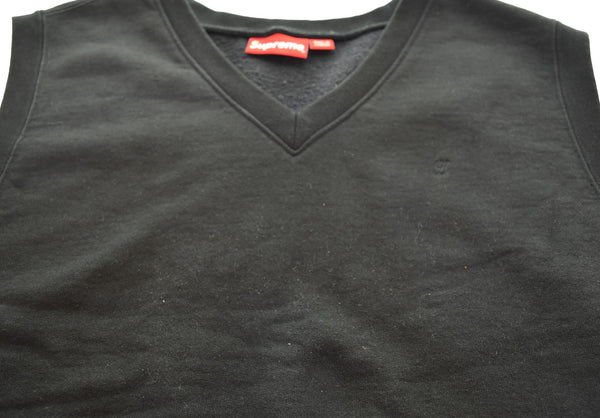 シュプリーム SUPREME  23SS SWEAT Shirt Vest Vネック スウェット ベスト ベスト ブラック Mサイズ 103MT-3021