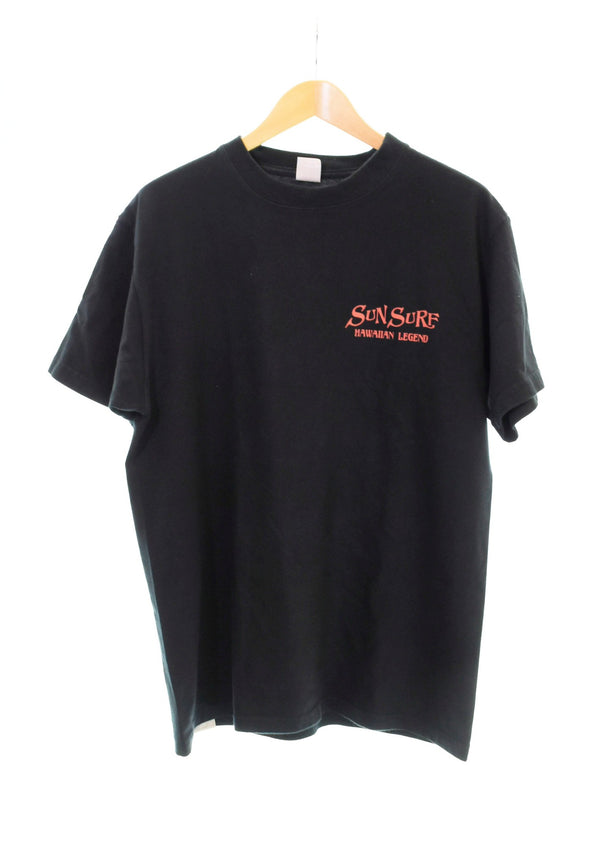 サンサーフ SUN SURF 東洋エンタープライズ Tiger プリント 半袖Tシャツ 黒 Tシャツ ブラック LLサイズ 103MT-1552