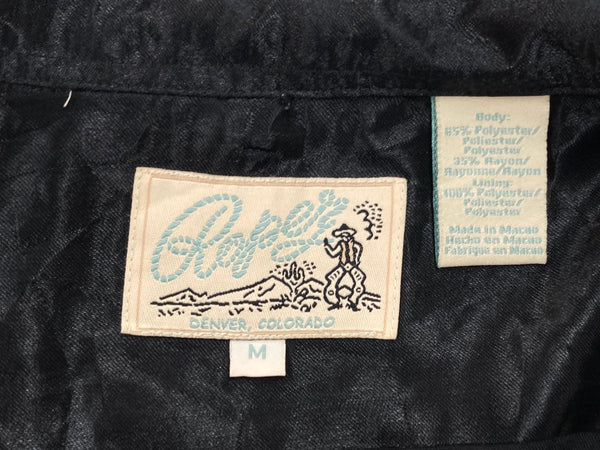 ヴィンテージ vintage 90s~ 90年代 ROPER ウエスタンシャツ トライバル 黒 長袖シャツ 刺繍 ブラック 104MT-1332