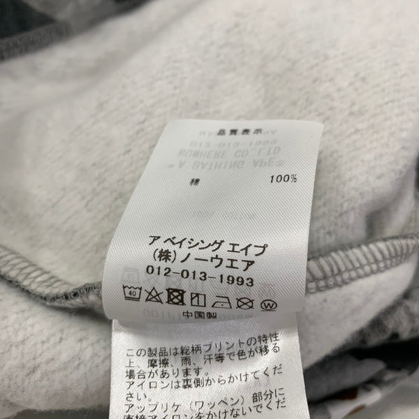 ア ベイシング エイプ A BATHING APE Heather Gray Camo Sweatpants 001PTK801006M ボトムスその他 グレー Mサイズ 201MB-884