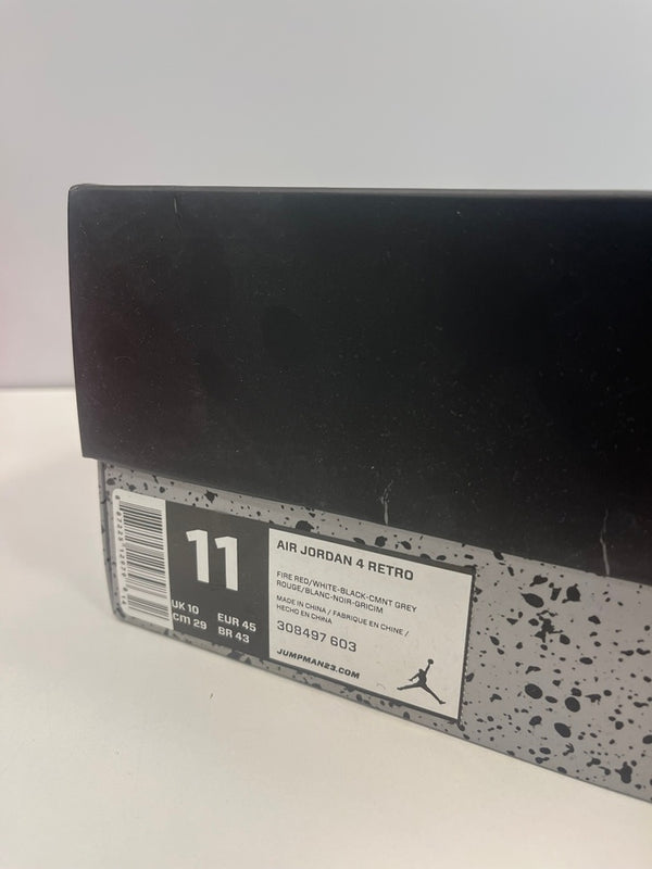 ジョーダン JORDAN NIKE AIR JORDAN 4 Retro Toro Bravo ナイキ エアジョーダン4 レトロ トロ ブラボー 赤 308497-603 メンズ靴 スニーカー レッド 29cm 101sh-2298