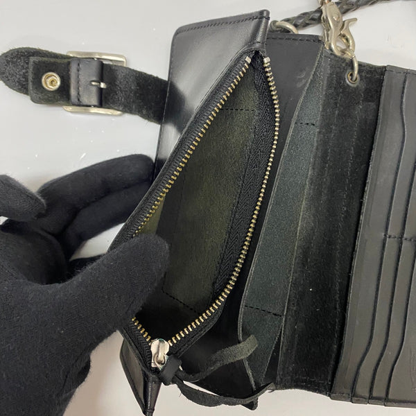 【曜日割引対象外】 レッドウィング RED WING ライダースウォレット レザー 長財布 財布・ケース メンズ財布 ブラック 201goods-720 VB