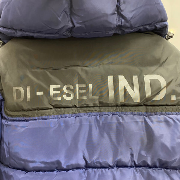 ディーゼル DIESEL W-RUSSELL-PAD 中綿 ジャケット ネイビー Mサイズ 201MT-4563