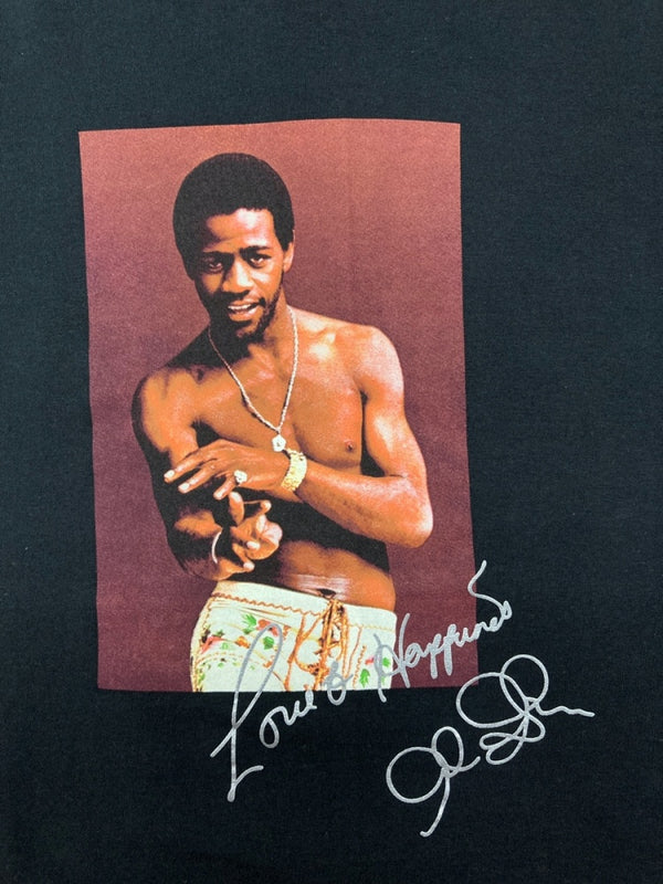 シュプリーム SUPREME 22SS Al Green Tee アル グリーン プリント Tシャツ フォトT 半袖カットソー クルーネック USA製 黒 Tシャツ プリント ブラック Sサイズ 104MT-421