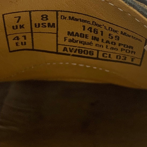 ドクターマーチン Dr.Martens 1461 3ホール シューズ 10085001 メンズ靴 ローファー ブラック 26.0cmサイズ 201-shoes1207