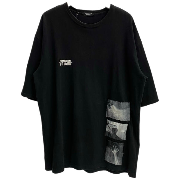 アンダーカバー UNDERCOVER 22AW WIDE TEE PSYCHO JQパッチ UC2B4809-1 Tシャツ ブラック 5サイズ 201MT-3950