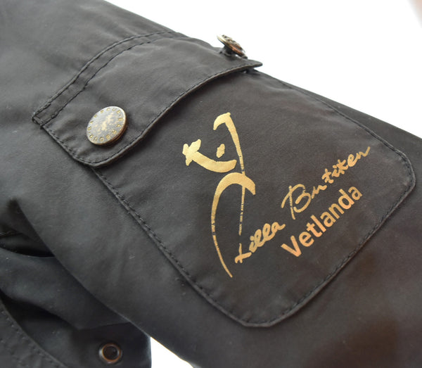 バブアー Barbour  90's スウェーデン軍 oiled jacket オイルドジャケット  ジャケット ブラック Mサイズ 103MT-3210