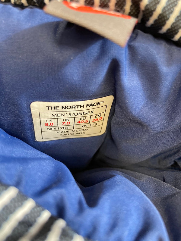 ノースフェイス THE NORTH FACE NUPTSE BOOTIE WP V LOGOWAR ヌプシブーツ ウォータープルーフ ヒッコリーストライプ NF51784 メンズ靴 ブーツ その他 ネイビー 26cm 101sh-1806