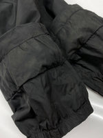 プラダ PRADA SPORT NYLON COAT ナイロン コート ダブルジップ ロング 中綿 アーカイブ ジャケット 黒 SGV294 サイズ 48 ジャケット 無地 ブラック 104MT-1703