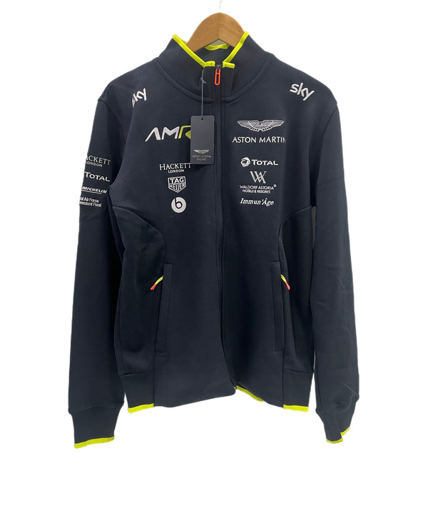 アストンマーティン ASTON MARTIN RACING WEC HACKETT LONDON オフィシャル 公式 レーシングジャケット スウェット ジャケット ブラック Mサイズ 101MT-5310