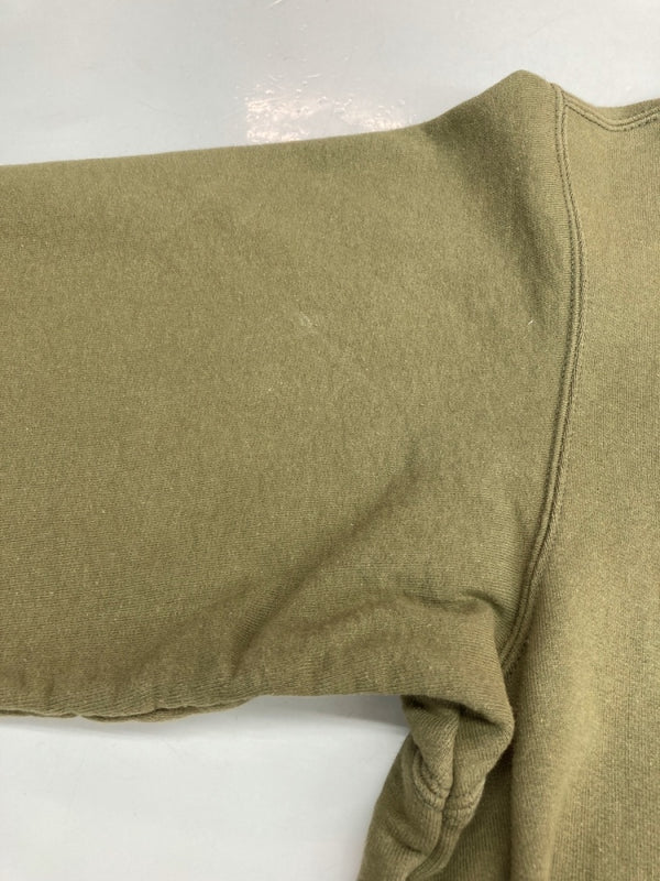 シュプリーム SUPREME × ダブルタップス WTAPS 21AW CREWNECK  クルーネック ロゴ 刺繍 ライトオリーブ KHAKI スウェット プリント カーキ Mサイズ 104MT-336