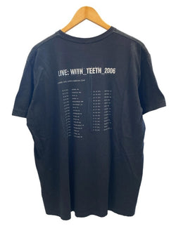 バンドTシャツ BAND-T 2006 nine inch nails ナインインチネイルズ NIN WITH TEETH LIVE Tシャツ ツアーTシャツ　黒   XL Tシャツ プリント ブラック LLサイズ 101MT-2593