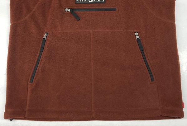 シュプリーム SUPREME 22AW × THE NORTH FACE ザ ノース フェイス Steep Tech Fleece Pullover スティープ テック フリース プルオーバー 茶 NA52208I パーカ ロゴ ブラウン Mサイズ 104MT-1411