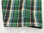 キス KITH 23SS PLAID INITIAL プレイド イニシャルK ライトアウター フロントボタン スナップボタン ステンカラー GREEN 緑 23-011-060-0007-1-0 ジャケット チェック グリーン Mサイズ 104MT-1903