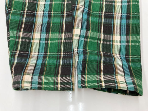 キス KITH 23SS PLAID INITIAL プレイド イニシャルK ライトアウター フロントボタン スナップボタン ステンカラー GREEN 緑 23-011-060-0007-1-0 ジャケット チェック グリーン Mサイズ 104MT-1903