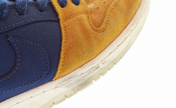 ナイキ NIKE SB DUNK LOW PRO PREMIUMスケートボーディング ダンク ロー プロ プレミアム デザート DX6775-400 メンズ靴 スニーカー ネイビー 27.5cm 103S-1256