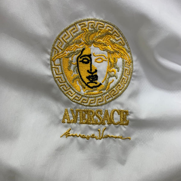 ヴェルサーチェ VERSACE ベスト付きジャケット ジャージ ホワイト 201MT-4169