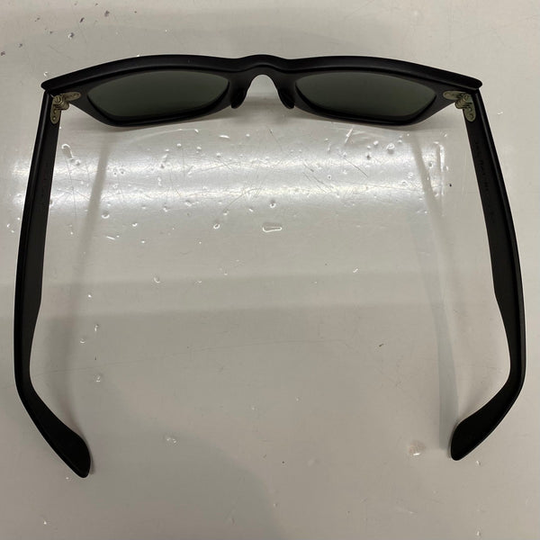 【曜日割引対象外】 【中古】レイバン Ray-Ban 80's B&L 5022 マッドブラック USA製 WAYFARER 眼鏡・サングラス サングラス ブラック 201goods-801 VB