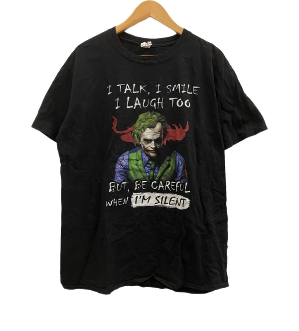 US US古着 00's JORKER THE DARK NIGHT ジョーカー ダークナイト  movie ムービーT XL Tシャツ ブラック LLサイズ 101MT-3876