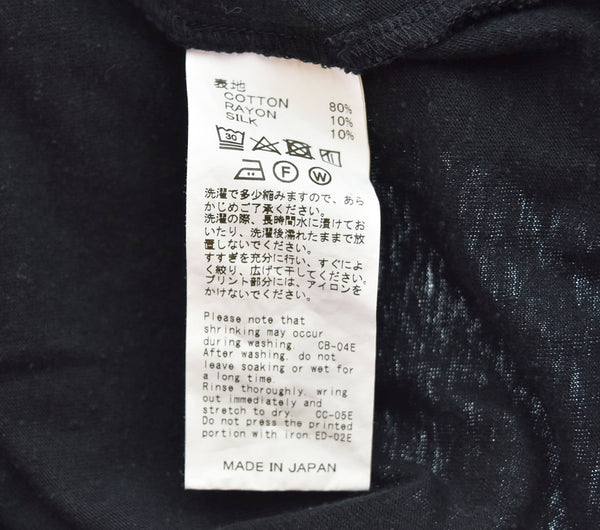 ダイリク DAIRIKU New Trim Tee リンガー Tシャツ Tee 23SS C-4 Tシャツ ブラック Lサイズ 103MT-2547