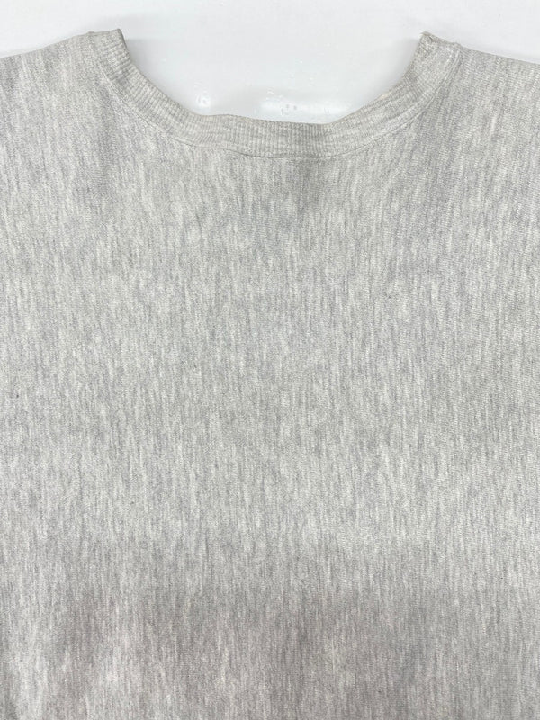 チャンピオン Champion 90s 90年代 刺繍タグ REVERSE WEAVE リバースウィーブ  USA製 目付き 刺繍 灰色 スウェット ロゴ グレー 2XLサイズ 104MT-2281