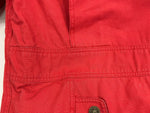 ティンバーランド Timberland 90's 90年代 襟レザー コットンカバーオール ハンティングジャケット vintage ヴィンテージ  ジャケット レッド Mサイズ 101MT-4132