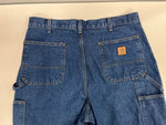 カーハート Carhartt Dungaree Fit Double Knee ダブルニー デニムパンツ B73-DST デニム ブルー W36×L32 101MB-653