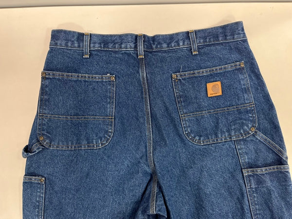 カーハート Carhartt Dungaree Fit Double Knee ダブルニー デニムパンツ B73-DST デニム ブルー W36×L32 101MB-653