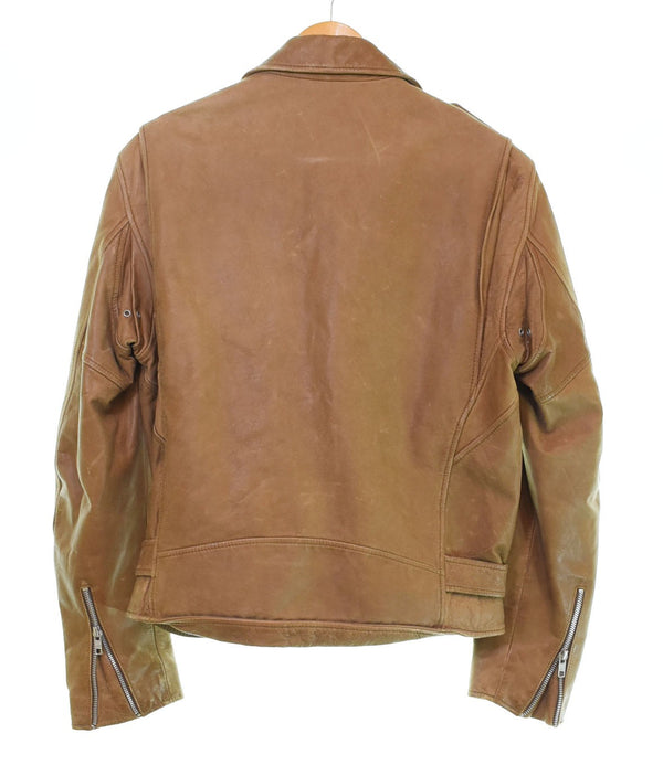 ギャップ GAP OLD GAP 08AW 00'S カウレザー ダブル ライダース オールド キャメル ジャケット ベージュ Mサイズ 103MT-2699