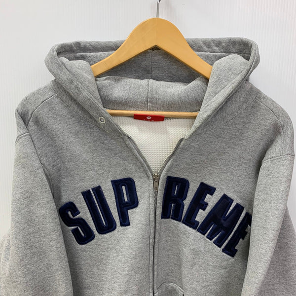 シュプリーム SUPREME 90s 初期タグ TALONジップ アーチロゴ   パーカ グレー Mサイズ 201MT-3864