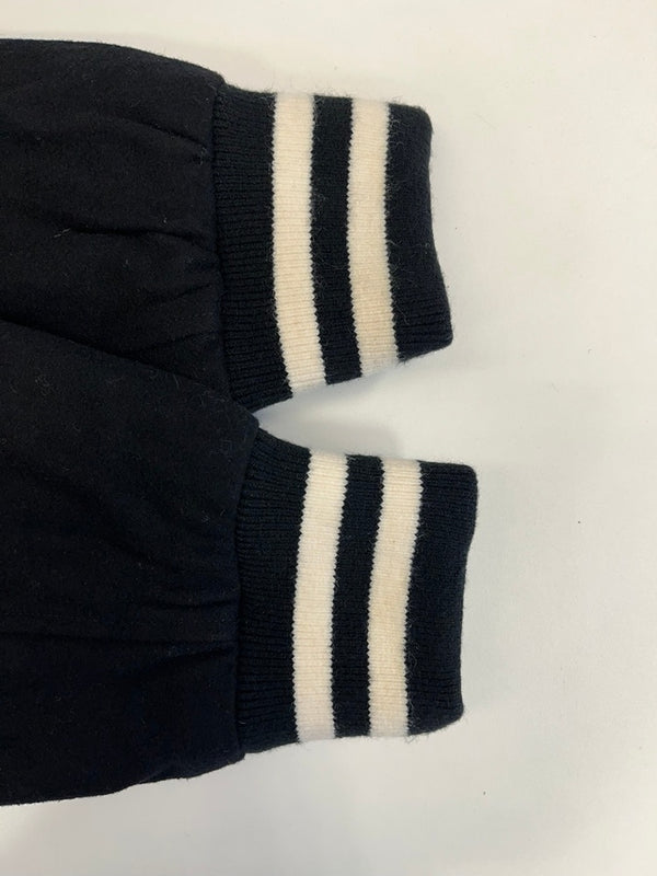 ハフ HUF SONG VARSITY JACKET ソング バーシティジャケット カレッジジャケット スタジャン 黒 白 刺繍 JK00439 ジャケット ブラック Mサイズ 101MT-5068