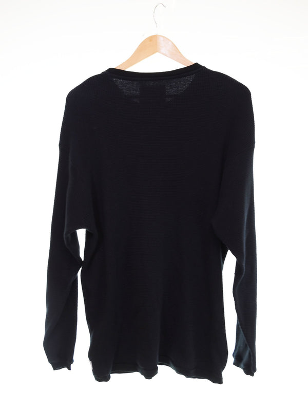 ダブルタップス WTAPS 21SS WAFFLE LS COPO 長袖Tシャツ 黒 211ATDT-CSM28 3 ロンT ブラック 103MT-2837