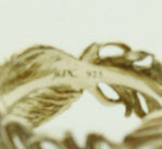エスジェイエックス SJX FEATHER RING SILVER 925 フェザーリング シルバー925 19号 メンズジュエリー・アクセサリー 指輪・リング シルバー 103G-111