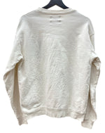 ウィンダンシー WIND AND SEA × ヒステリックグラマー HYSTERIC GLAMOUR ヒスシー CREW NECK SWEAT トレーナー クルーネック パイルロゴ BEIGE WDS-C-HYS-23-AP-Q1-17 スウェット ワンポイント ベージュ Mサイズ 104MT-1839