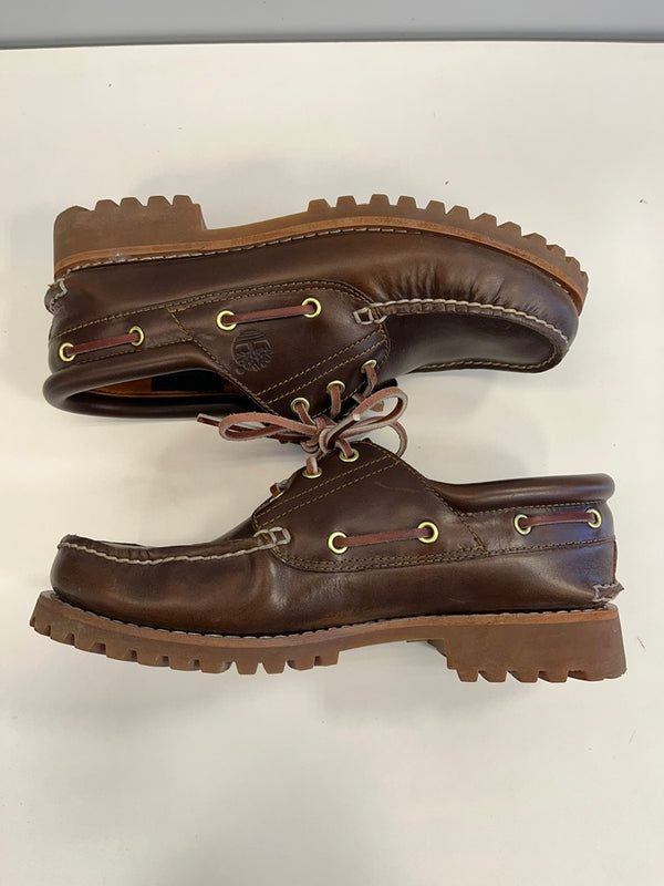 ティンバーランド Timberland 3 EYE CLASSIC LUG 30003 3アイレット デッキシューズ メンズ靴 モカシン ブラウン 27.5cm 101sh-2241