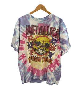 バンドTシャツ BAND-T 00s メタリカ METALLICA ツアーTシャツ  VINTAGE TEE ヴィンテージTシャツ タイダイ XL Tシャツ プリント マルチカラー LLサイズ 101MT-2566