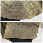 【曜日割引対象外】 クリームソーダ CREAM SODA 80's 90's 金タグ ジップアップ ブルゾン レーヨン かすり ジャケット ベージュ 201MT-4784 VB