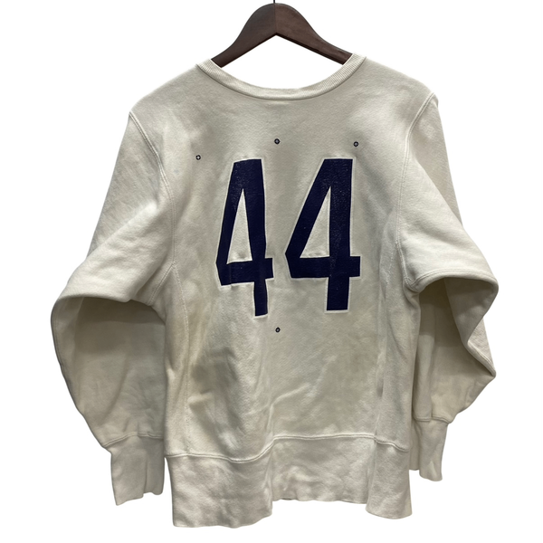 【曜日割引対象外】 チャンピオン Champion 90's USA製 YANKEES 両面プリント スウェット ホワイト Mサイズ 201MT-4651 VB