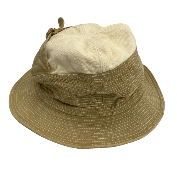 【曜日割引対象外】 【中古】キャピタル KAPITAL 老人と海 ヴィンテージ加工 チノ 帽子 メンズ帽子 ハット ベージュ 201goods-602 VB