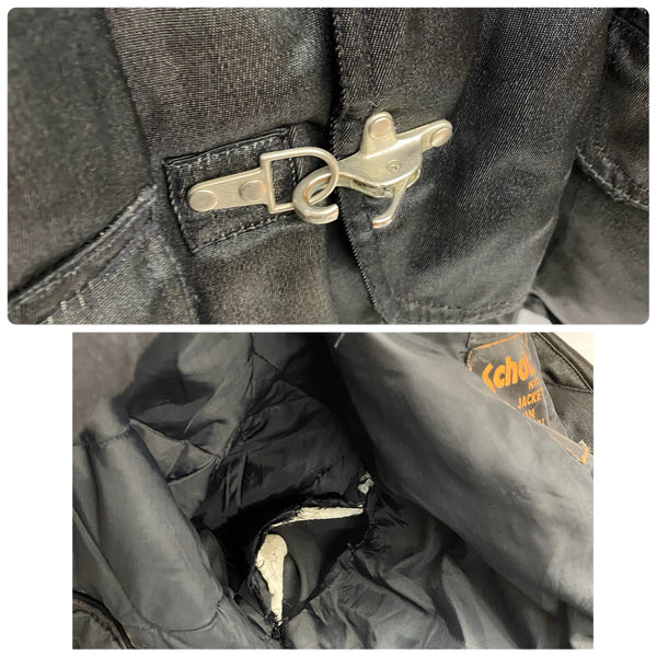 ショット SCHOTT 90's FIREMAN JACKET ファイヤーマンジャケット 985-31 ジャケット ブラック 201MT-3899