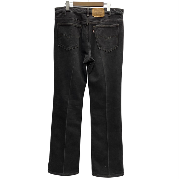 【曜日割引対象外】 リーバイス Levi's 80's 517 Stretch Black Denim Pants USA製 デニム ブラック W36 L32サイズ 201MB-887 VB