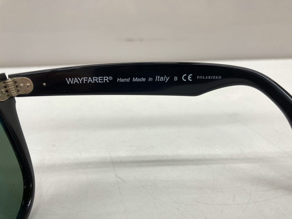 レイバン Ray-Ban WAYFARER ウェイファーラー サングラス 眼鏡 POLARIZED 偏光 パッド 黒 RB2140F 901/58 眼鏡・サングラス サングラス ロゴ ブラック 104G-2